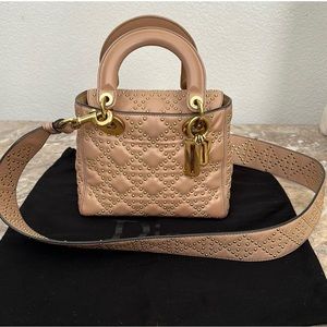 Christian Dior Lady Dior Limited Edition Two Way Bag